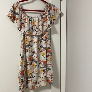 Entro, floral medium dress, worn twice.